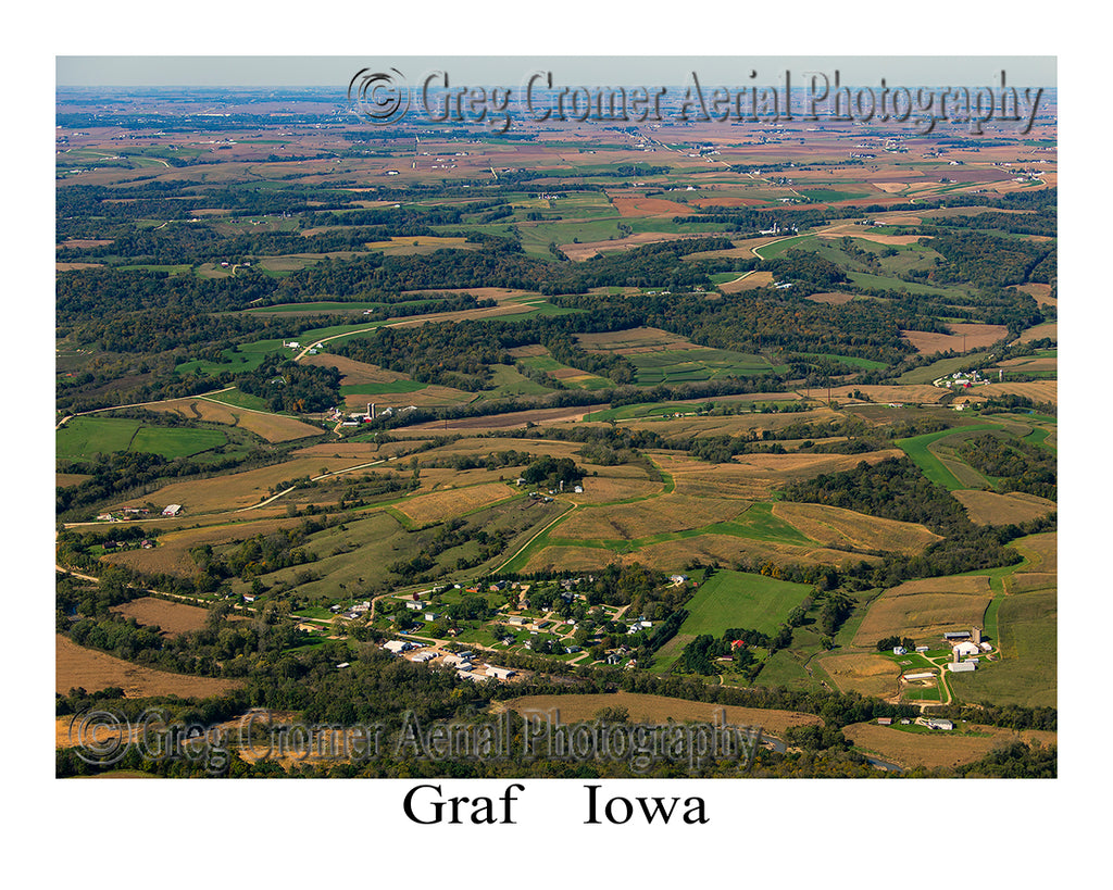 Aerial Photo of Graf, Iowa
