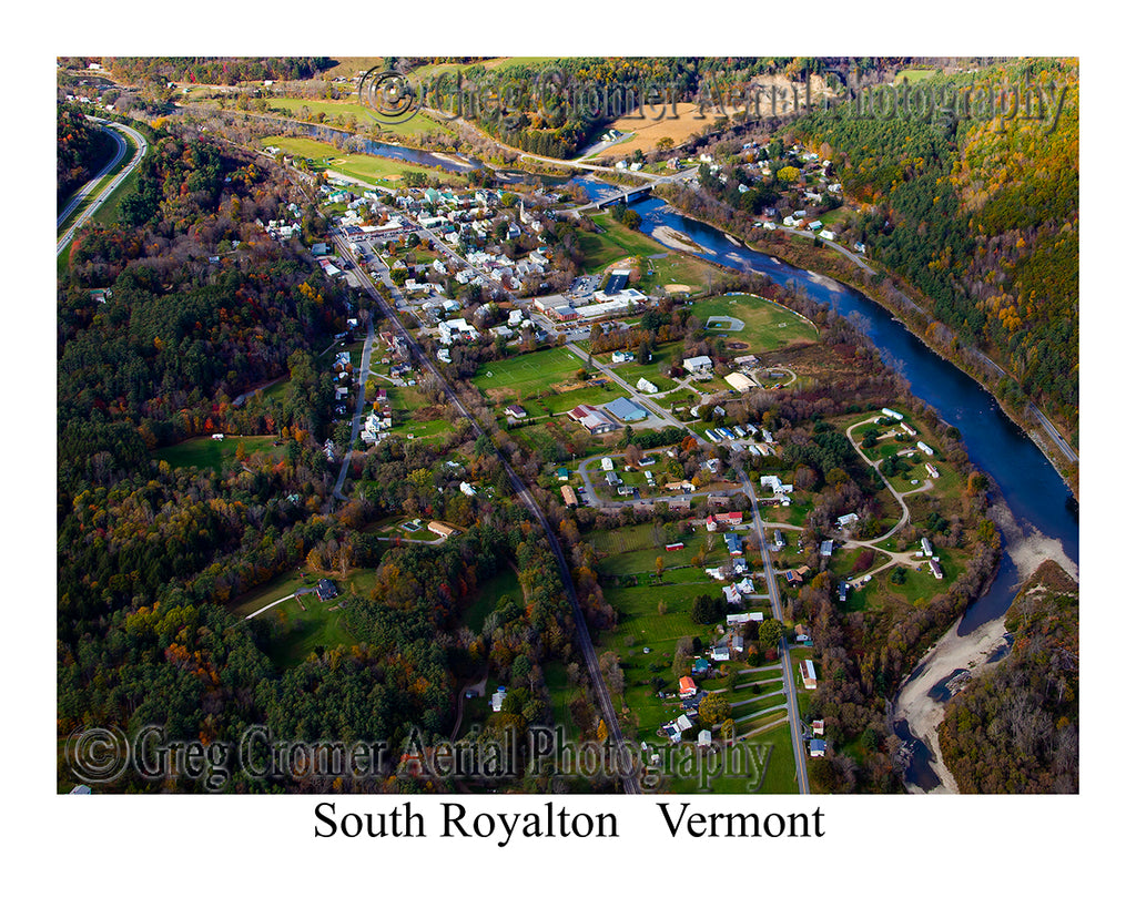 Aerial Photo of South Royalton, Vermont