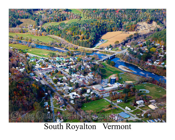 Aerial Photo of South Royalton, Vermont