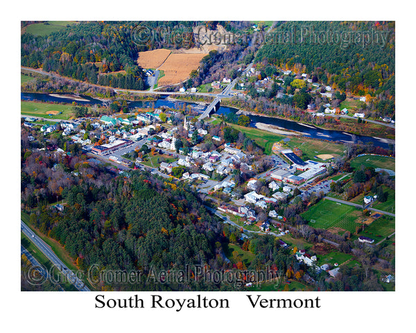 Aerial Photo of South Royalton, Vermont