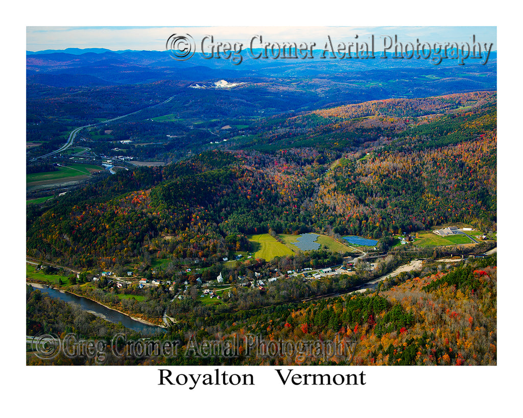 Aerial Photo of Royalton, Vermont