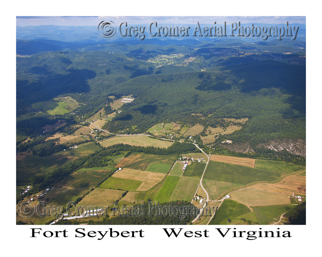 Aerial Photo of Fort Seybert, West Virginia