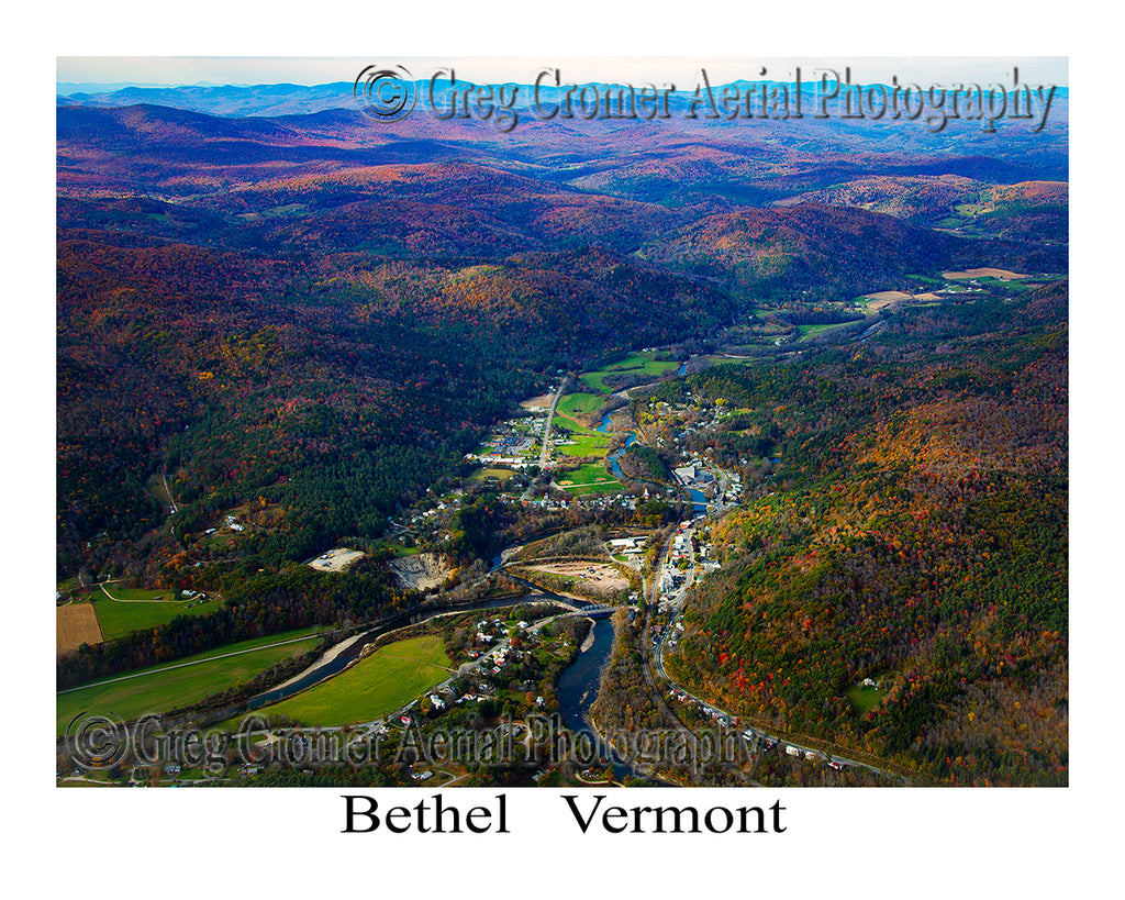 Aerial Photo of Bethel, Vermont