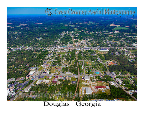Aerial Photo of Douglas, Georgia