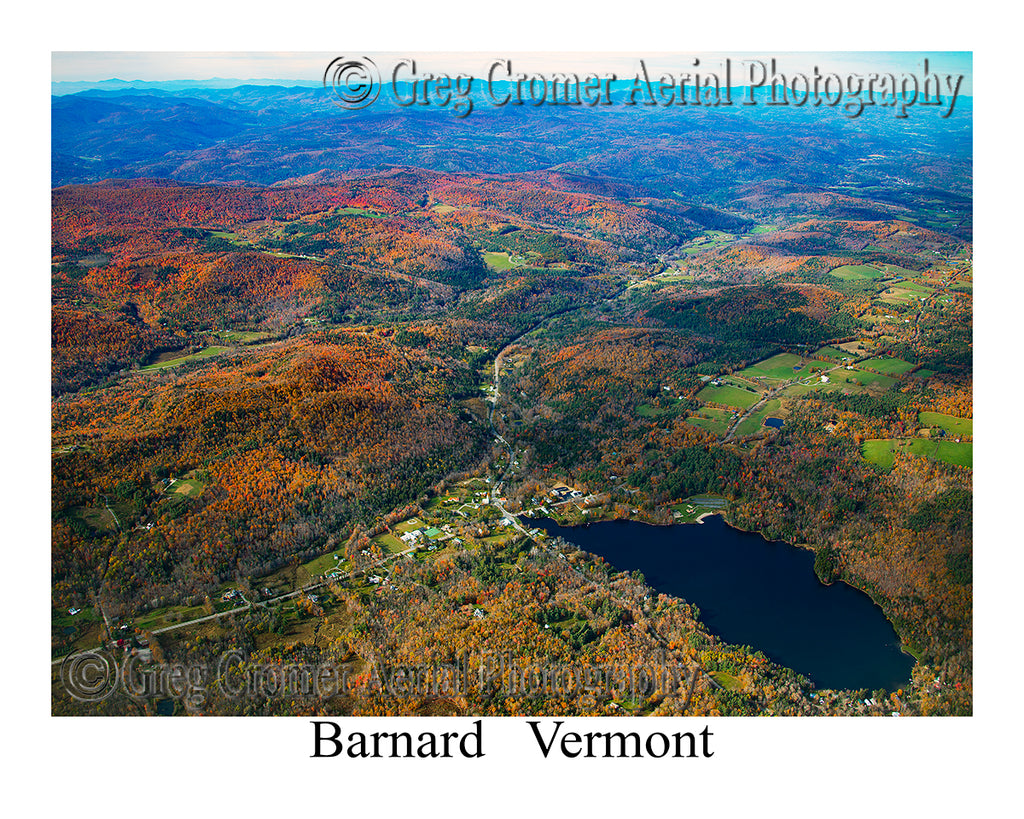 Aerial Photo of Barnard, Vermont