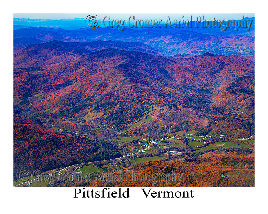 Aerial Photo of Pittsfield, Vermont