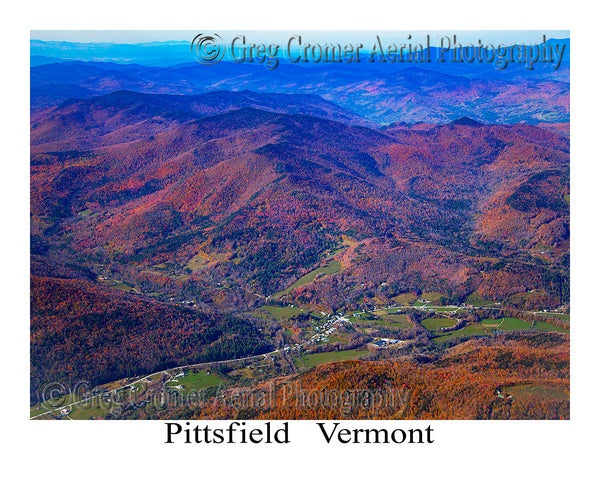 Aerial Photo of Pittsfield, Vermont