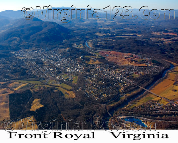 Aerial Photo of Front Royal, Virginia