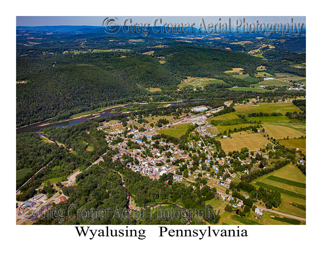 Aerial Photo of Wyalusing, Pennsylvania