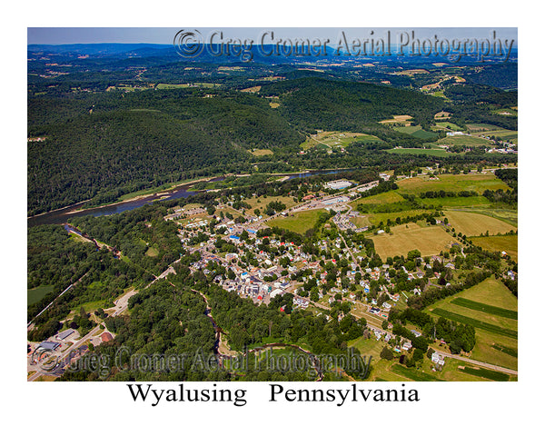 Aerial Photo of Wyalusing, Pennsylvania
