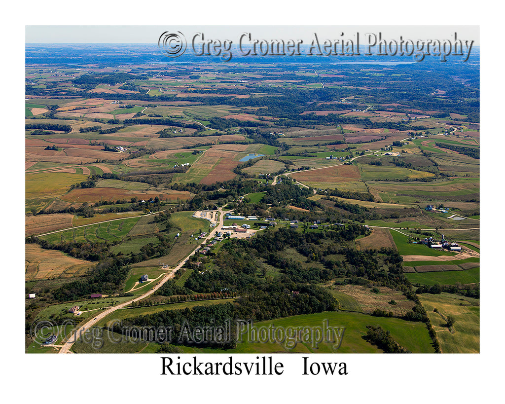 Aerial Photo of Rickardsville, Iowa