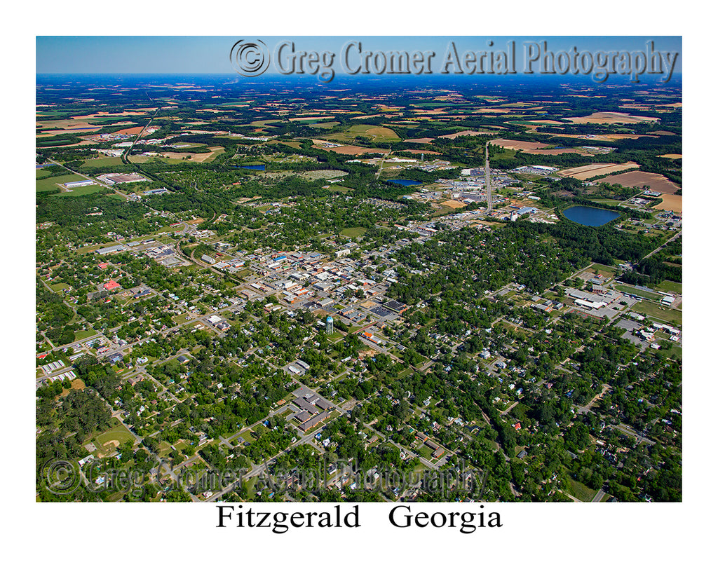 Aerial Photo of Fitzgerald, Georgia