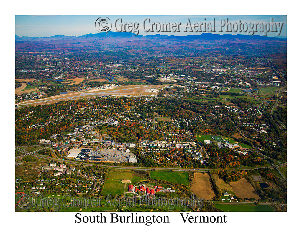 Aerial Photo of South Burlington, Vermont