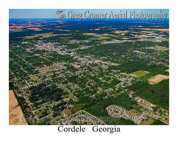 Aerial Photo of Cordele, Georgia