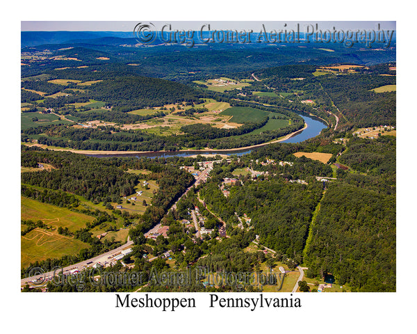 Aerial Photo of Meshoppen, Pennsylvania