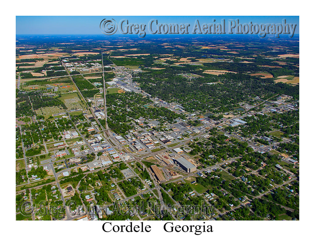 Aerial Photo of Cordele, Georgia