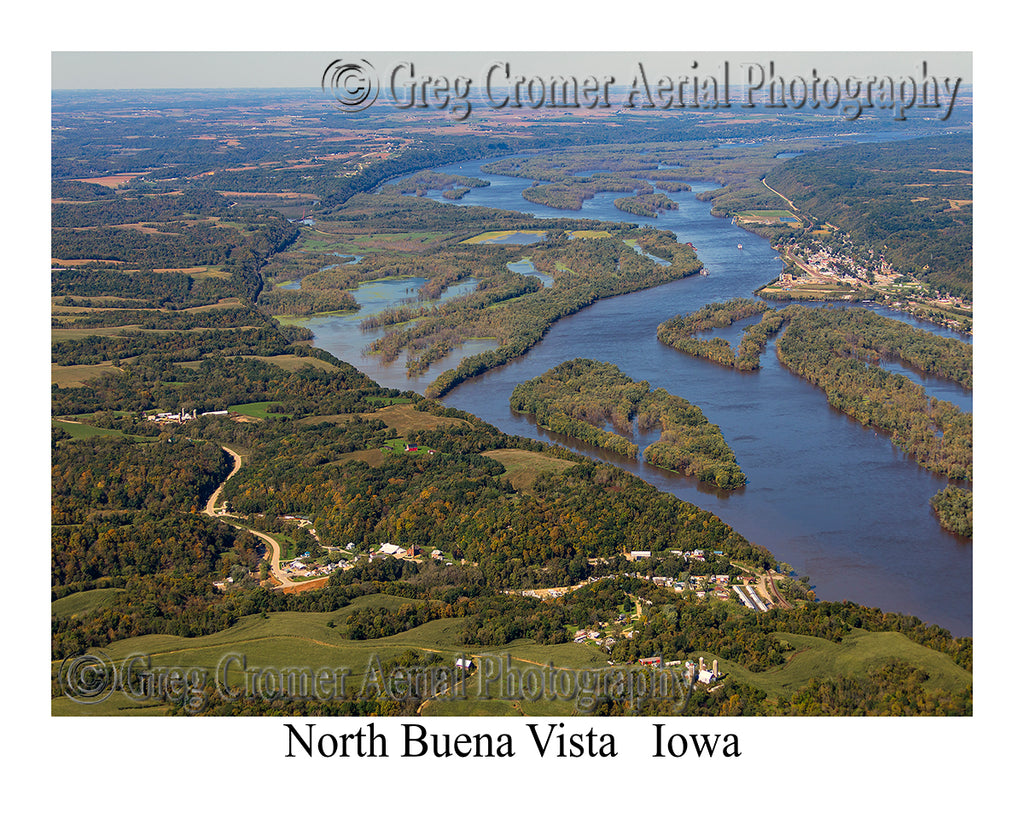 Aerial Photo of North Buena Vista, Iowa