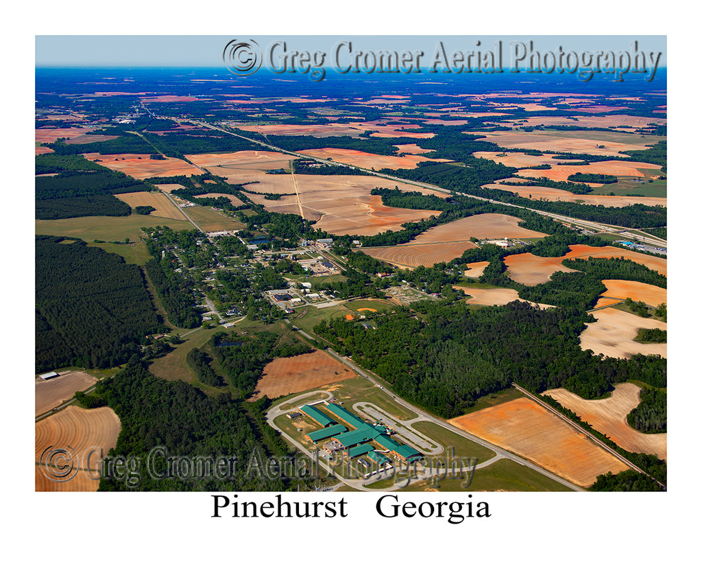 Aerial Photo of Pinehurst, Georgia