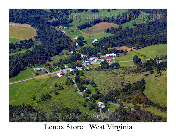 Aerial Photo of Lenox Store, West Virginia