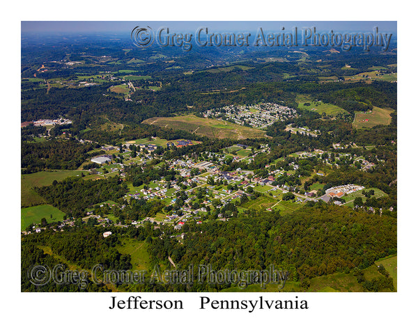 Aerial Photo of Jefferson, Pennsylvania