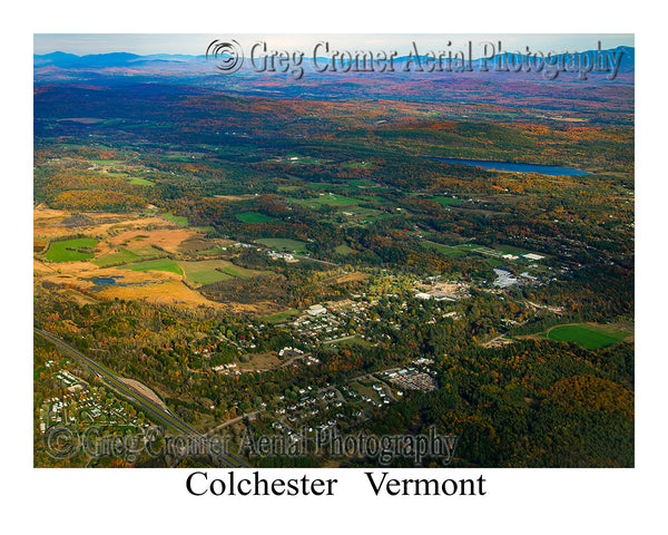 Aerial Photo of Colchester, Vermont