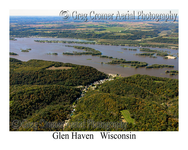 Aerial Photo of Glen Haven, Wisconsin