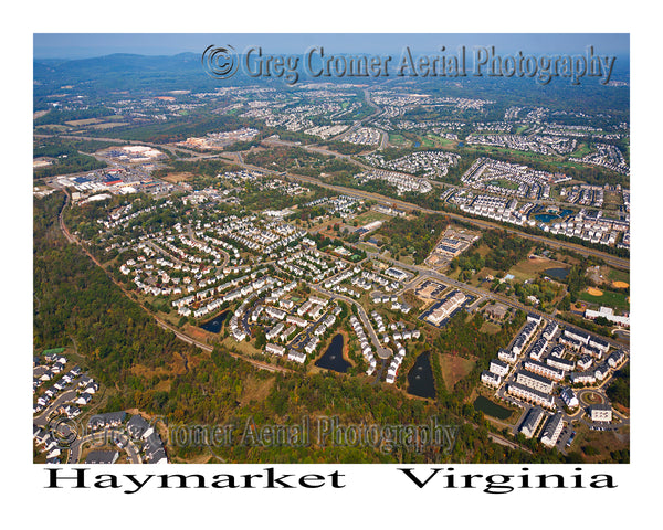 Aerial Photo of Haymarket, Virginia