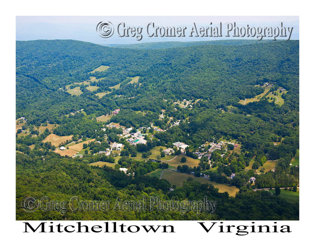 Aerial Photo of Mitchelltown, Virginia