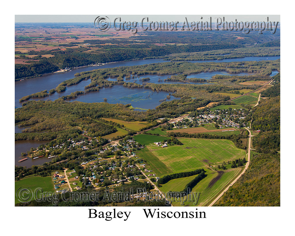 Aerial Photo of Bagley, Wisconsin