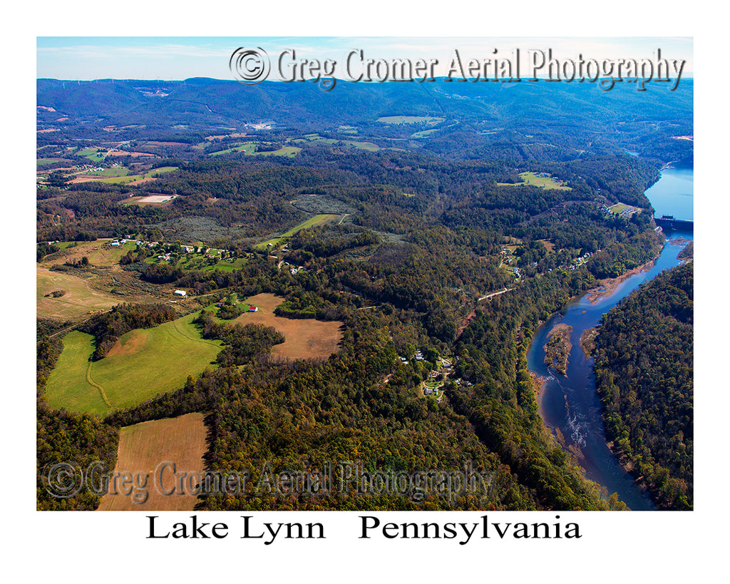 Aerial Photo of Lake Lynn, Pennsylvania