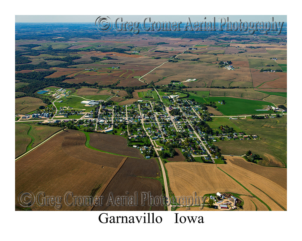 Aerial Photo of Garnavillo, Iowa