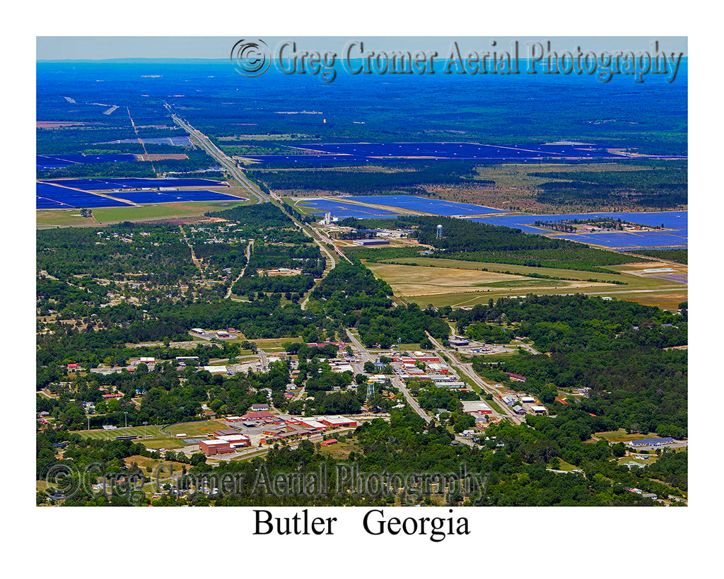 Aerial Photo of Butler, Georgia