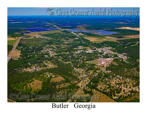 Aerial Photo of Butler, Georgia