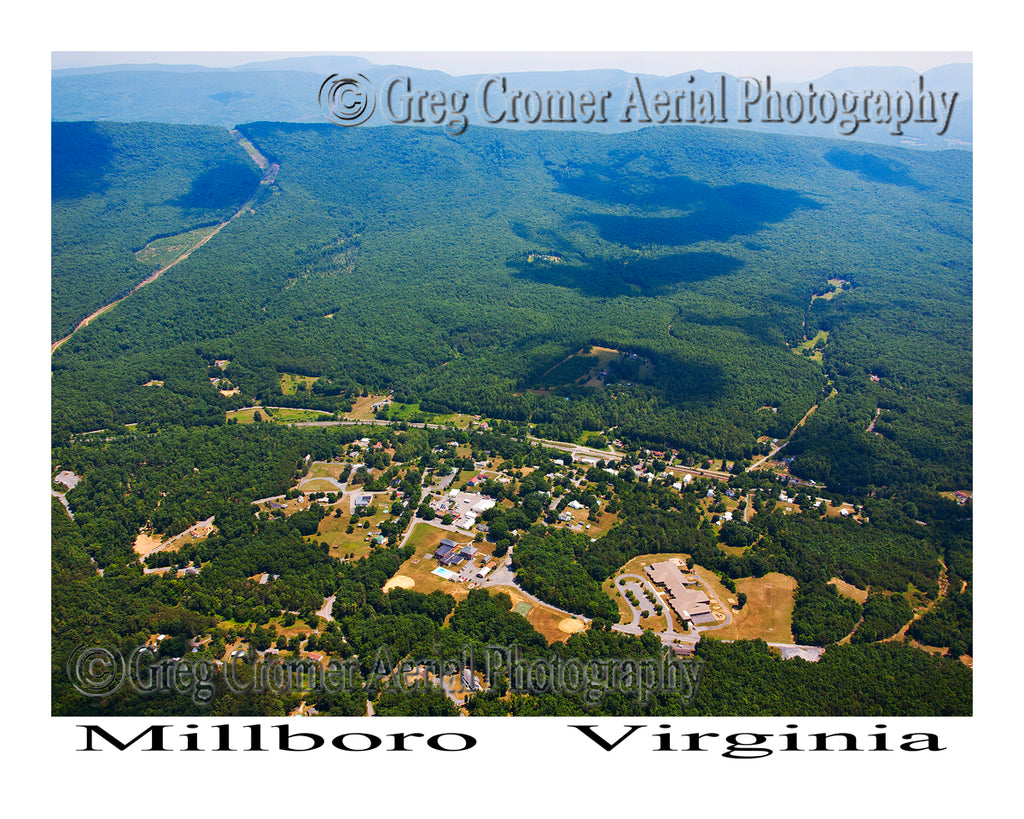 Aerial Photo of Millboro, Virginia