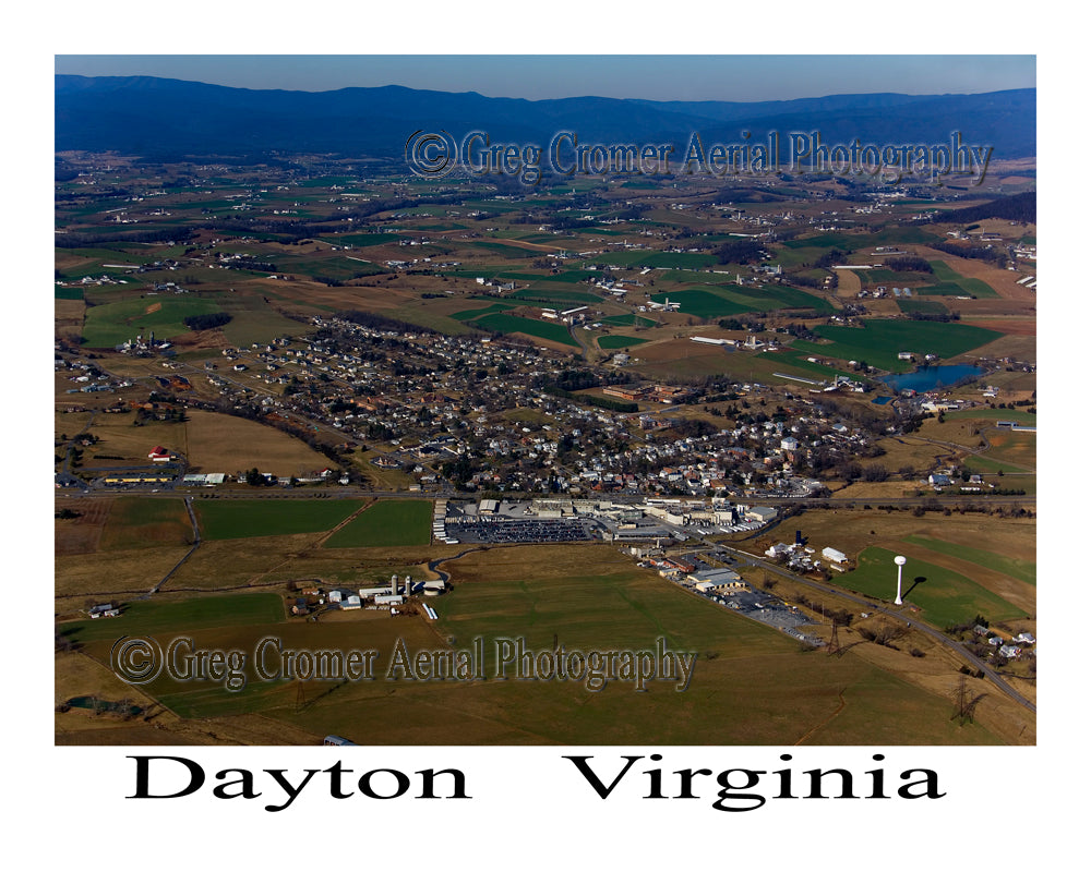 Aerial Photo of Dayton, Virginia