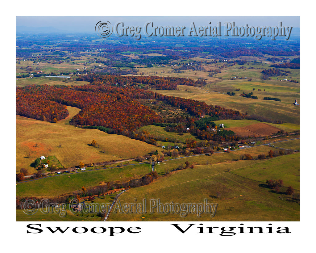 Aerial Photo of Swoope, Virginia