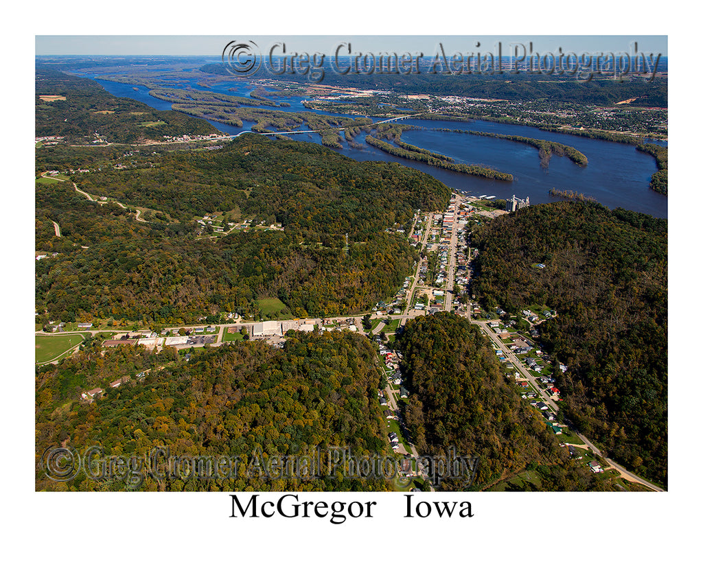 Aerial Photo of McGregor, Iowa