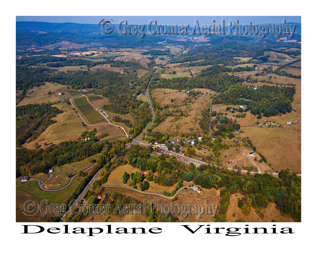 Aerial Photo of Delaplane, Virginia