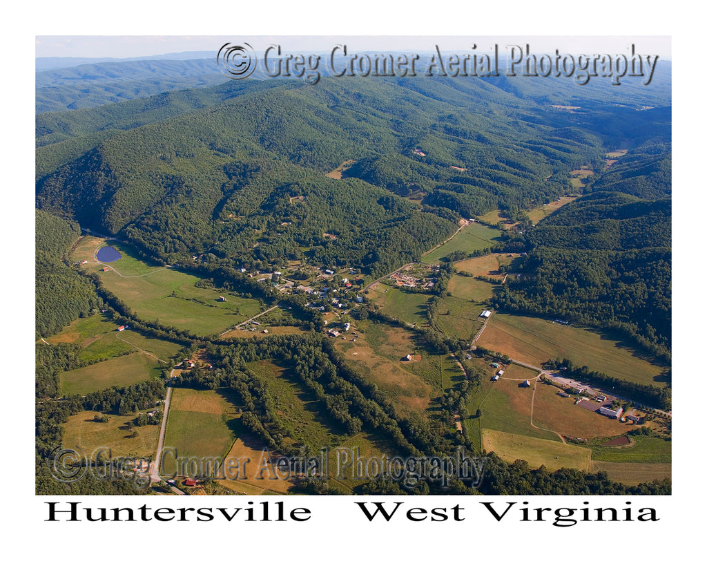 Aerial Photo of Huntersville, West Virginia