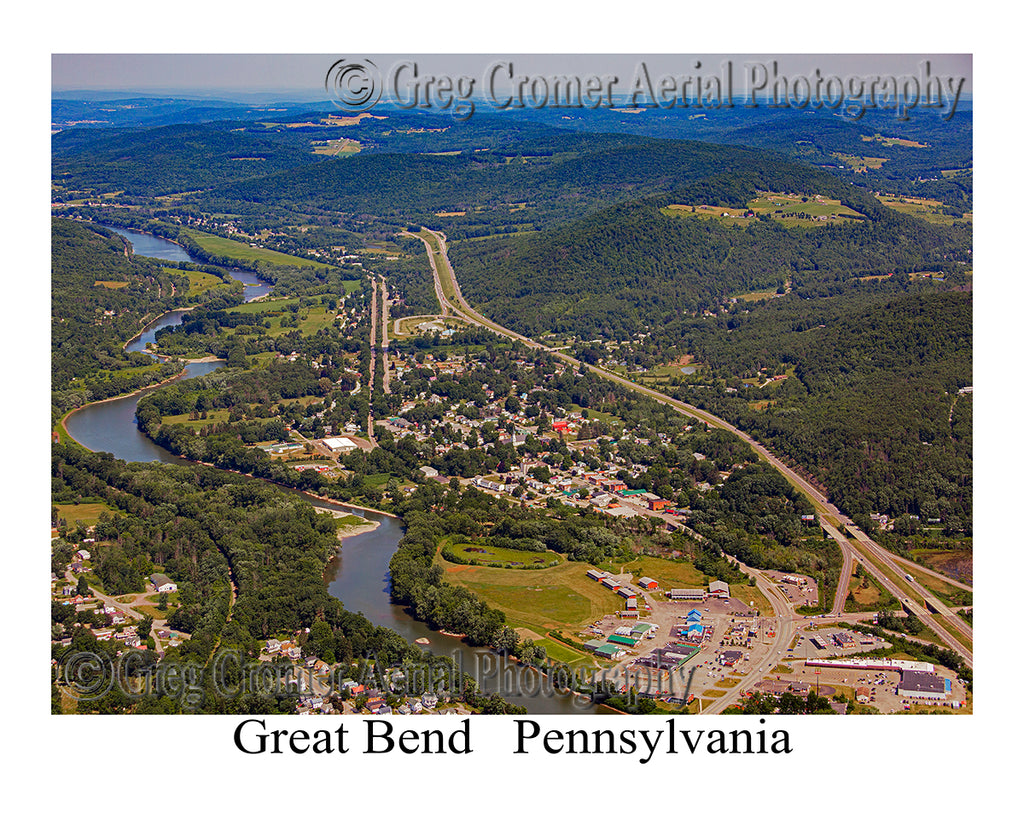 Aerial Photo of Great Bend, Pennsylvania