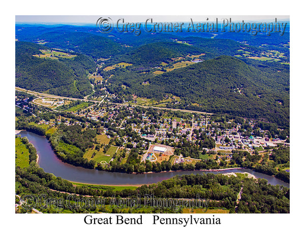Aerial Photo of Great Bend, Pennsylvania