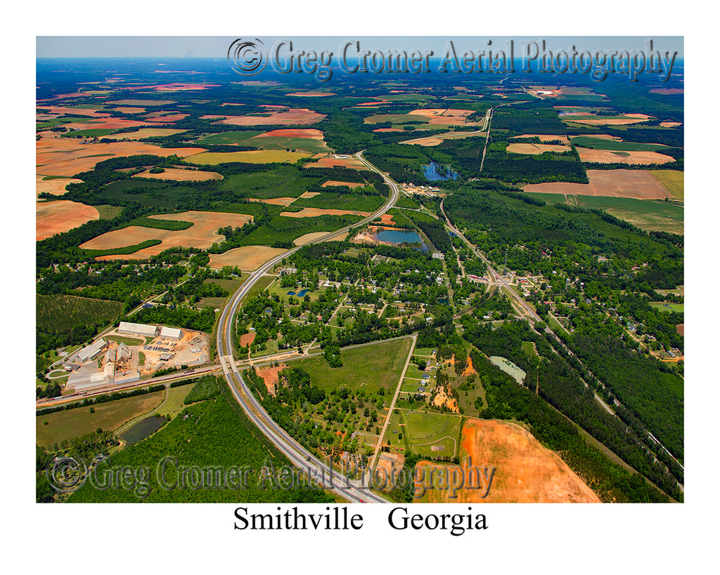 Aerial Photo of Smithville, Georgia