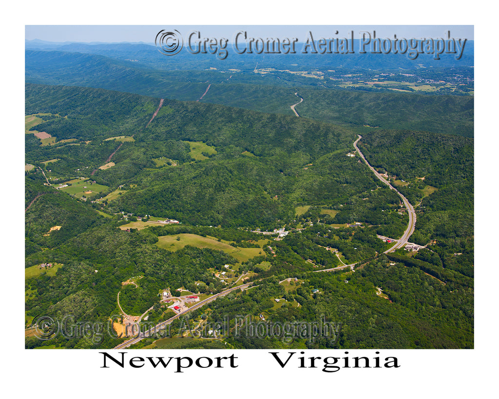 Aerial Photo of Newport, Virginia
