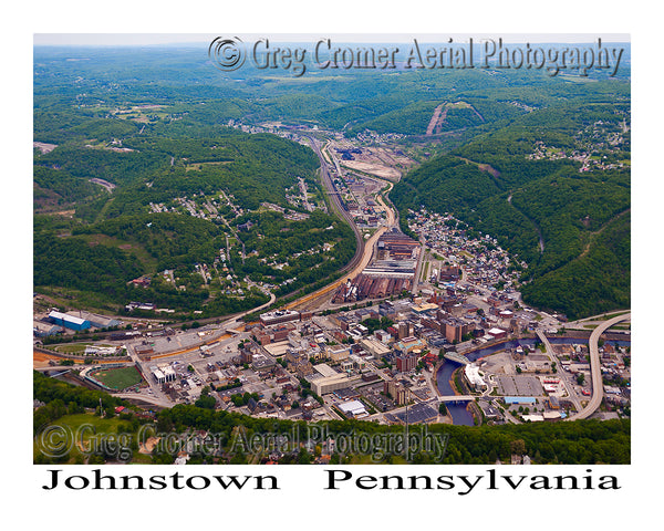 Aerial Photo of Johnstown, Pennsylvania