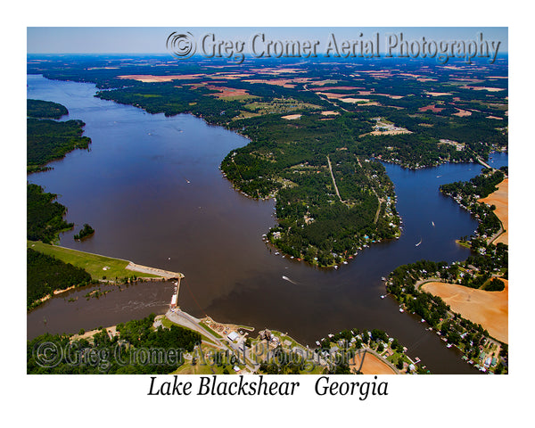 Aerial Photo of Lake Blackshear, Georgia