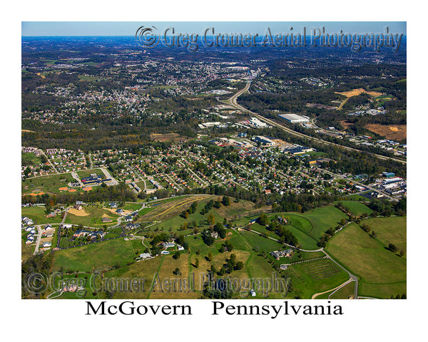 Aerial Photo of McGovern, Pennsylvania