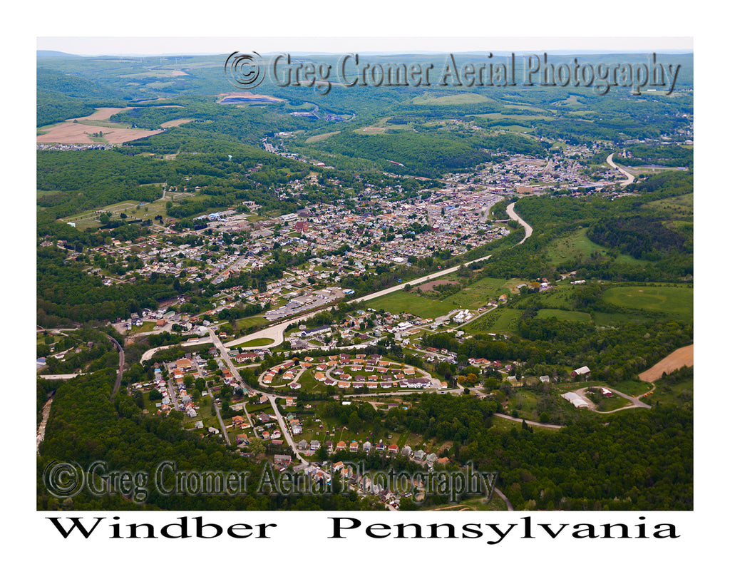 Aerial Photo of Windber, Pennsylvania