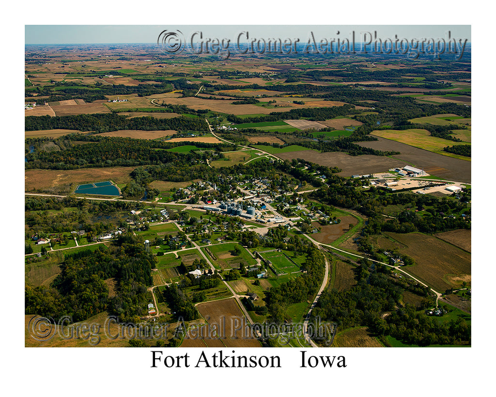 Aerial Photo of Fort Atkinson, Iowa