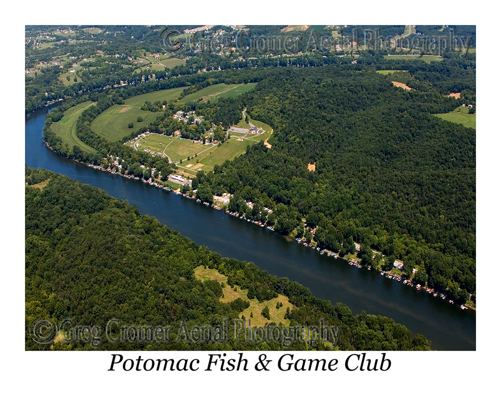 Aerial Photo of Potomac Fish and Game Club - Washington County, Maryland