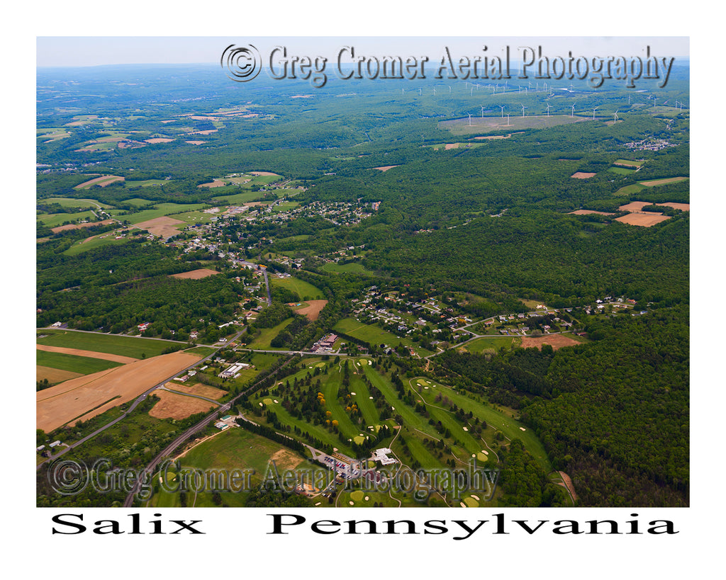 Aerial Photo of Salix, Pennsylvania